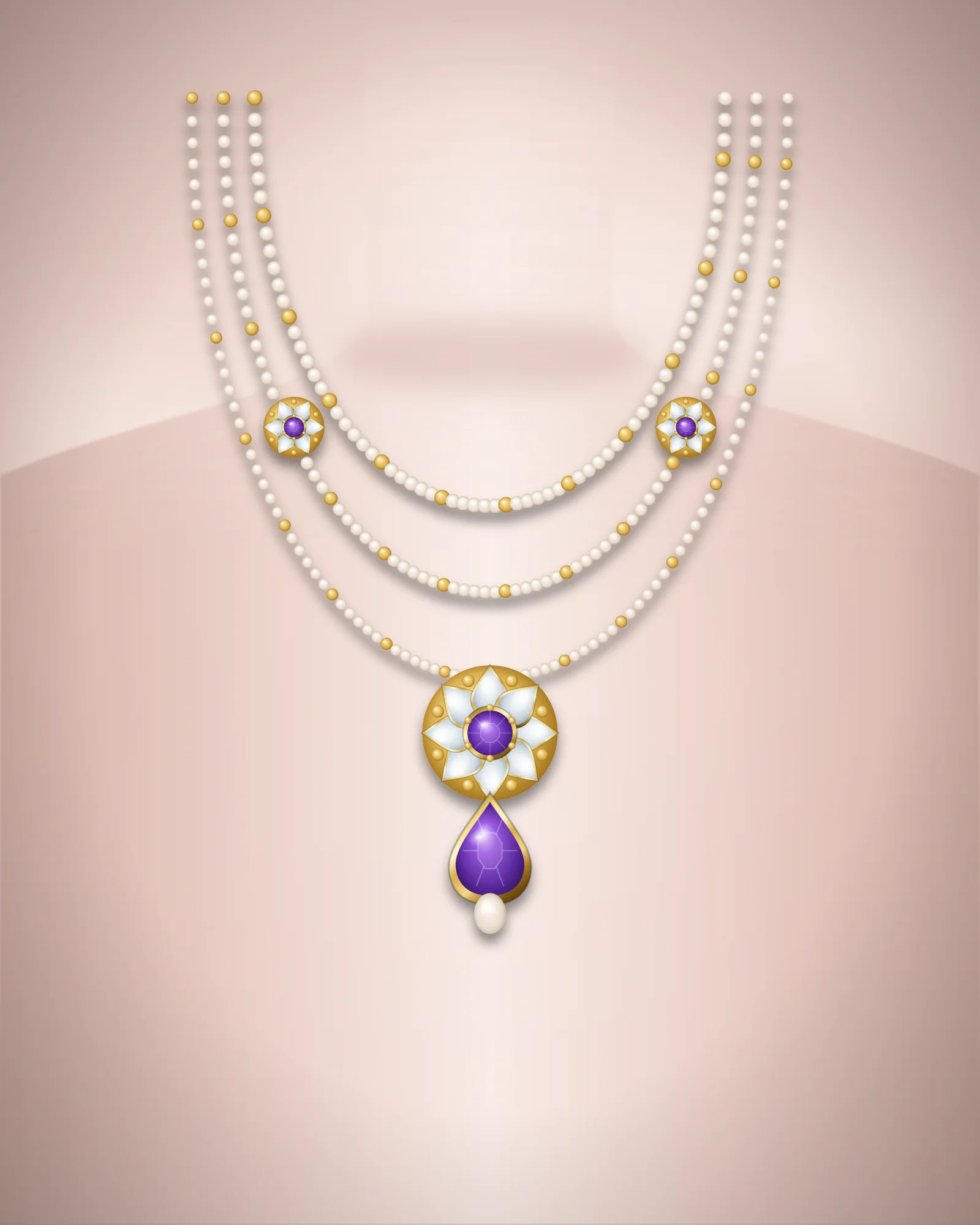 Moti Mala Long Necklace — long necklace by Jay Chamunda Imitation